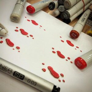 Tutorial goccia Copic