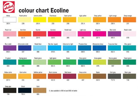 Cartella colori Ecoline