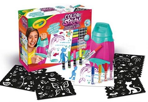 pennarelli a spruzzo colori spray per bambini crayola aerografo