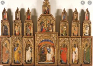 scultura gotica il polittico