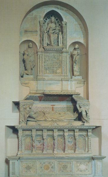 Monumento sepolcrale del Cardinale di Braye arnolfo di cambio