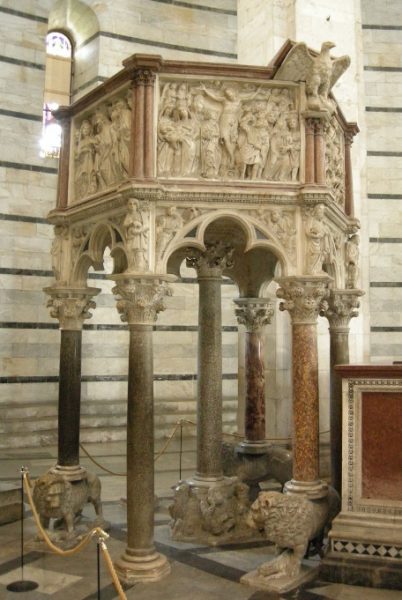 Pulpito del Battistero di Pisa Nicola Pisano