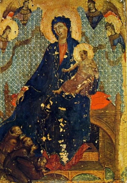 madonna dei francescani duccio di buoninsegna
