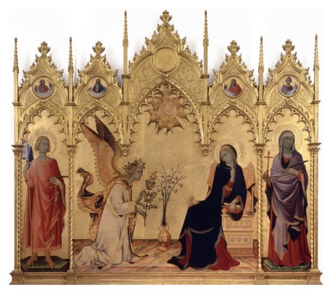 simone martini annunciazione
