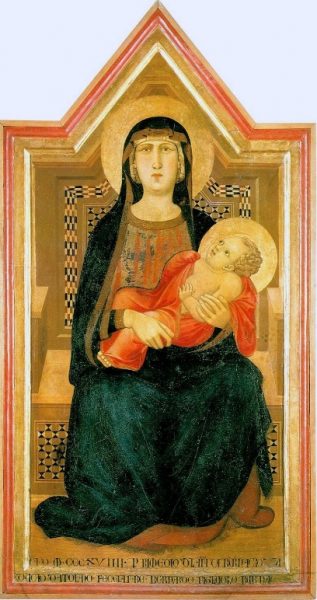 Madonna di Vico l'Abate by Ambrogio Lorenzetti