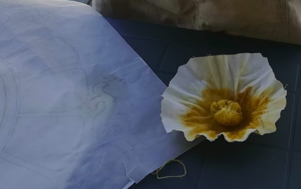Tampone per lo spolvero aperto