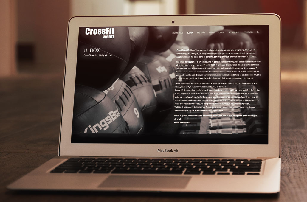 Sito web CrossFit welift