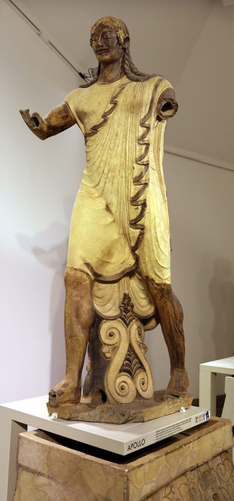 Apollo di Veio 510 a.c. circa, Museo nazionale etrusco di Villa Giulia