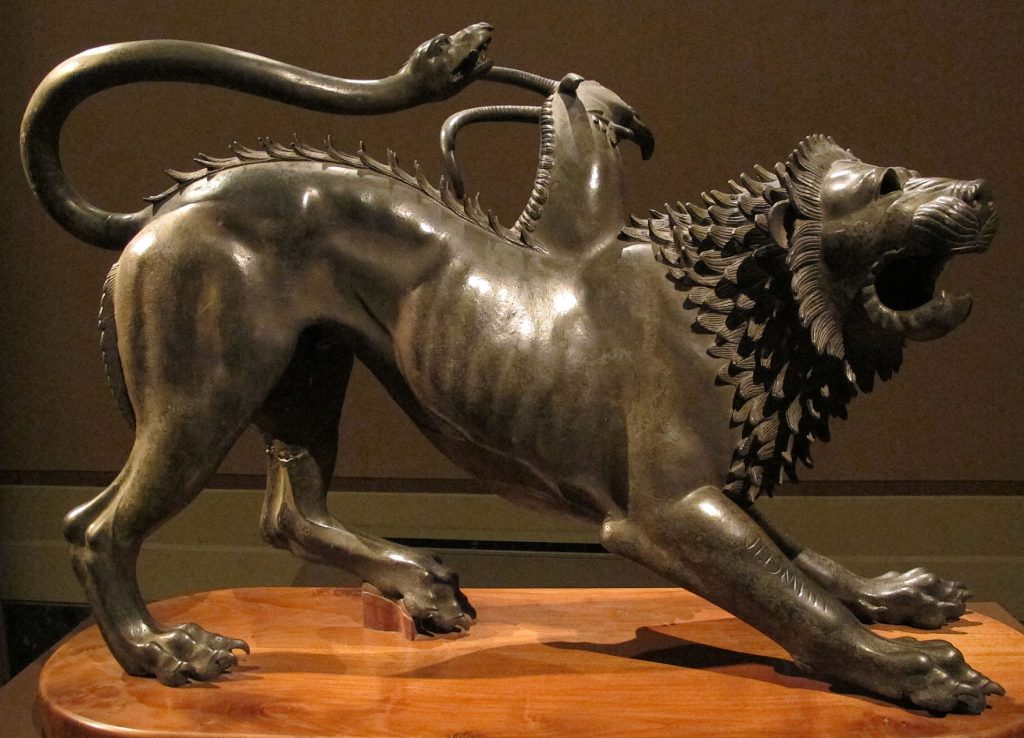 Chimera di Arezzo Museo Archeologico Nazionale, Firenze