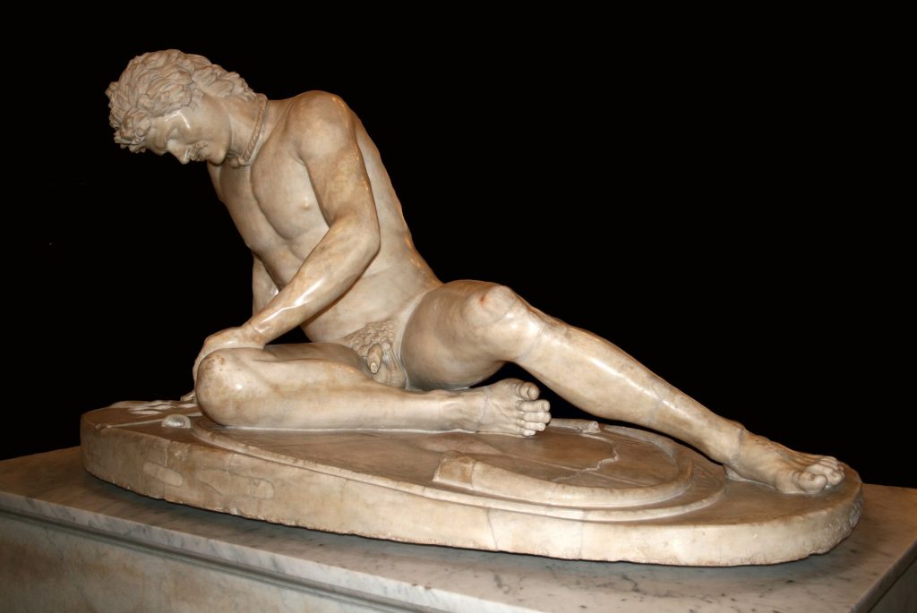 Galata Morente, marmo, Musei capitolini