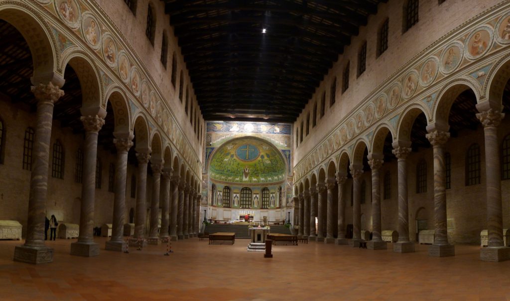 Interno Basilica Sant'Apollinare in Classe, Ravenna