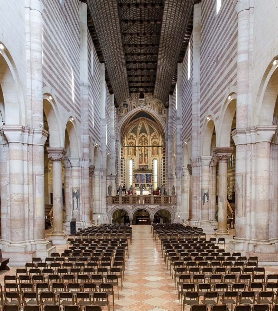 Interno Basilica di San Zeno a Verona