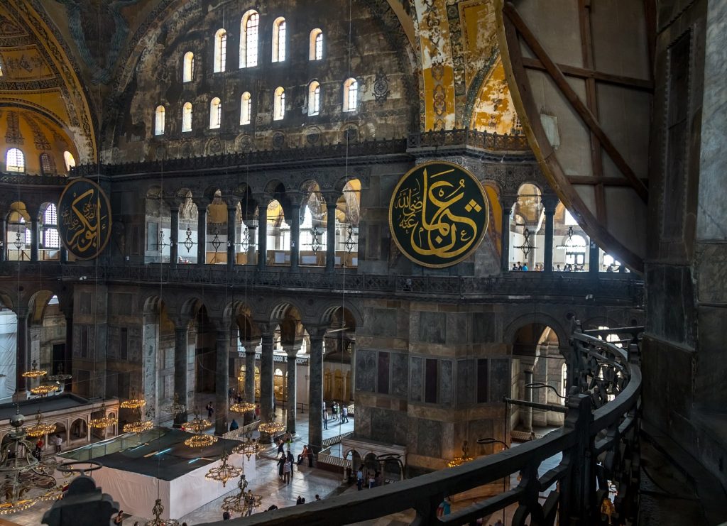 Interno Santa sofia ad Istanbul