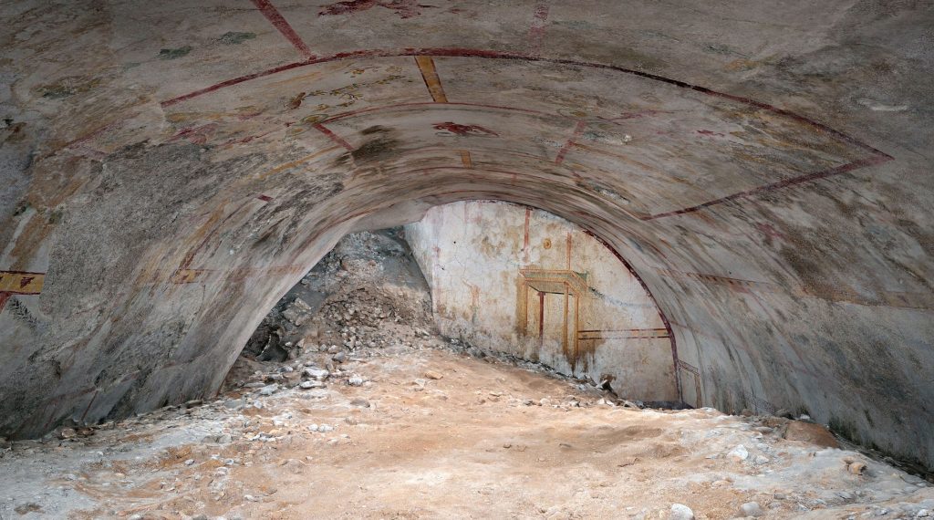 La Sala della Sfinge della Domus Aurea di Nerone, scoperta nel 2019