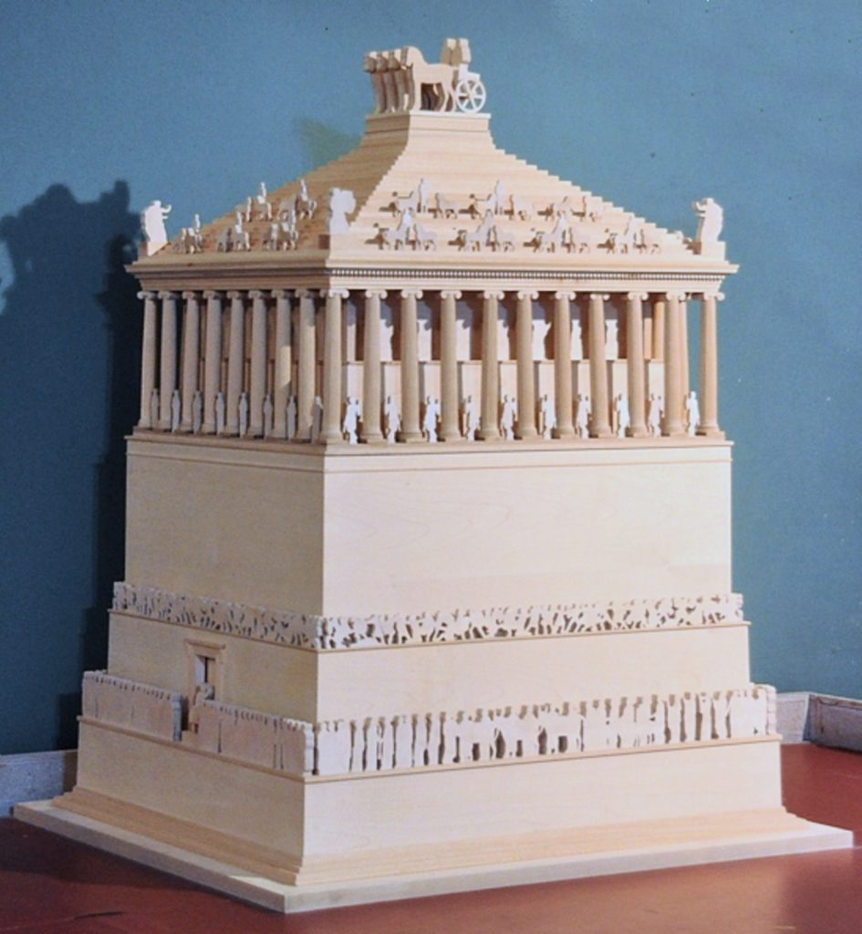 Modellino del mausoleo di Alicarnasso Bodrum Museum of Underwater Archaeology