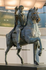 Statua equestre di Marco Aurelio e colonna Aureliana