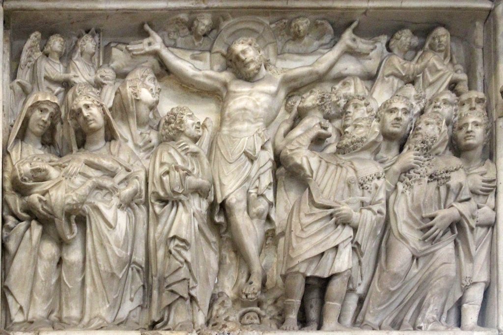 Crocefissione, pulpito del duomo di pisa