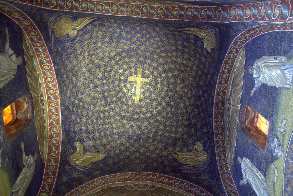 Soffitto del mausoleo di Galla Placidia a Ravenna